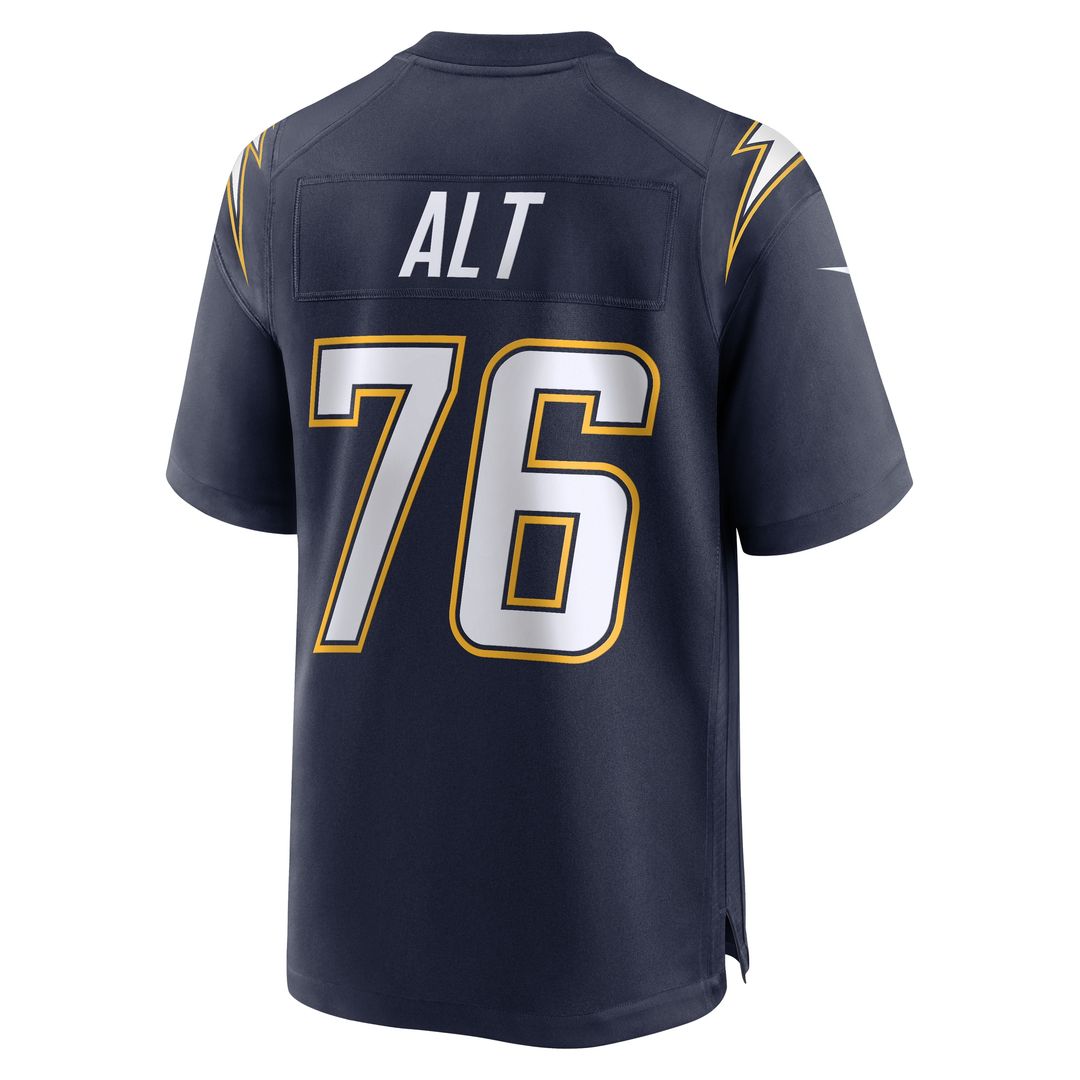 Joe Alt Los Angeles Chargers Alternate Super Chargers Game Player Jersey - Navy