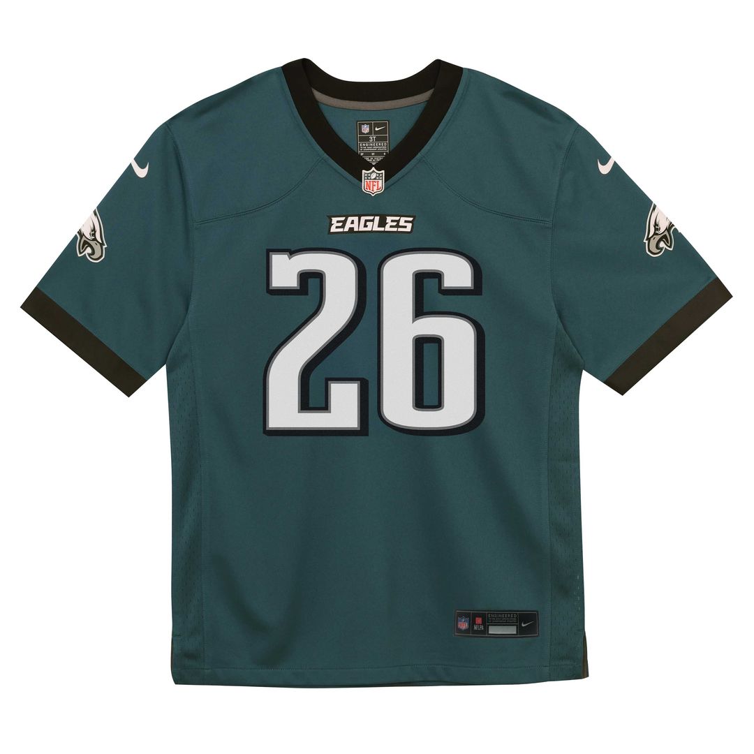 Saquon Barkley Philadelphia Eagles Preschool Team Game Jersey - Midnight Green