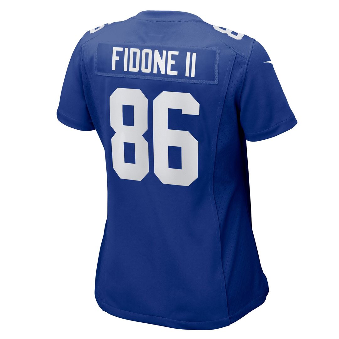 Thomas Fidone II New York Giants Women's Team Game Jersey - Royal