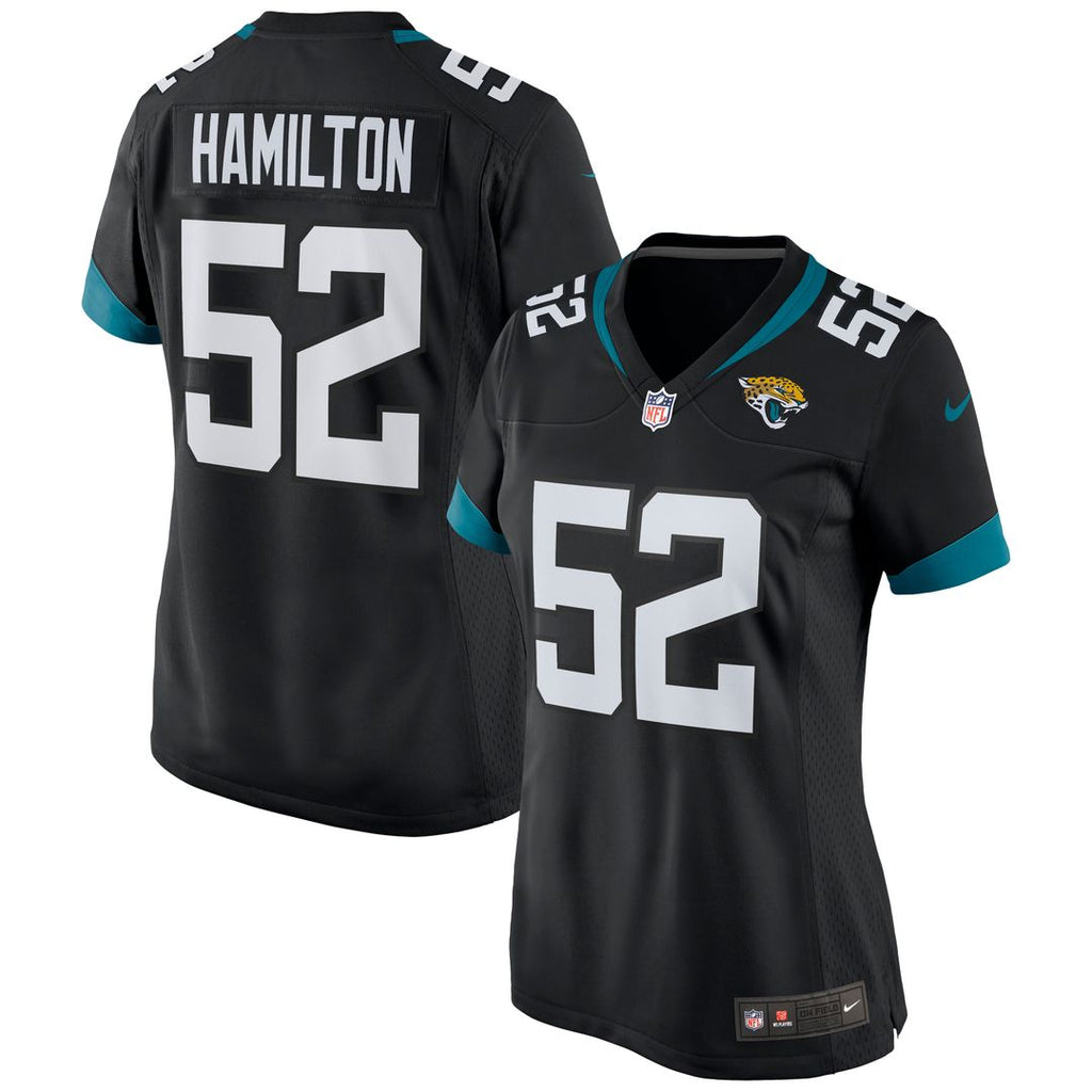 DaVon Hamilton Jacksonville Jaguars Women's Game Jersey - Teal