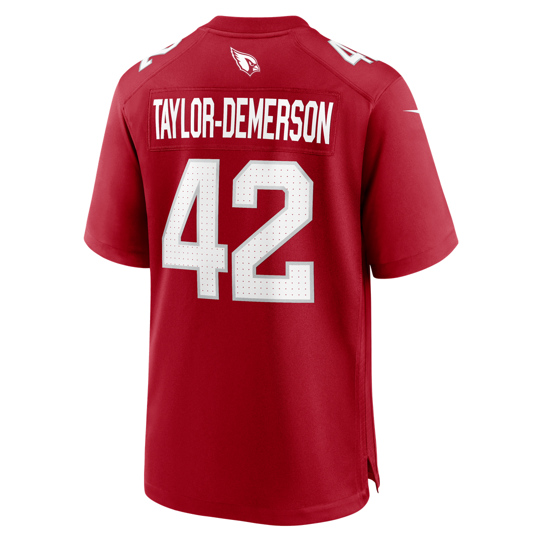 Dadrion Taylor-Demerson Arizona Cardinals Team Game Jersey - Cardinal