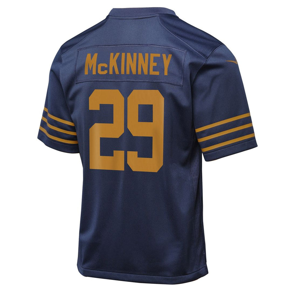 Xavier McKinney Green Bay Packers Youth The 1923 Classic Game Jersey - Navy