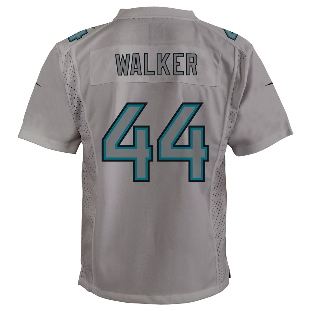 Travon Walker Jacksonville Jaguars Youth Atmosphere Game Jersey - Gray