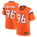 Eyioma Uwazurike Denver Broncos Team Game Jersey - Orange