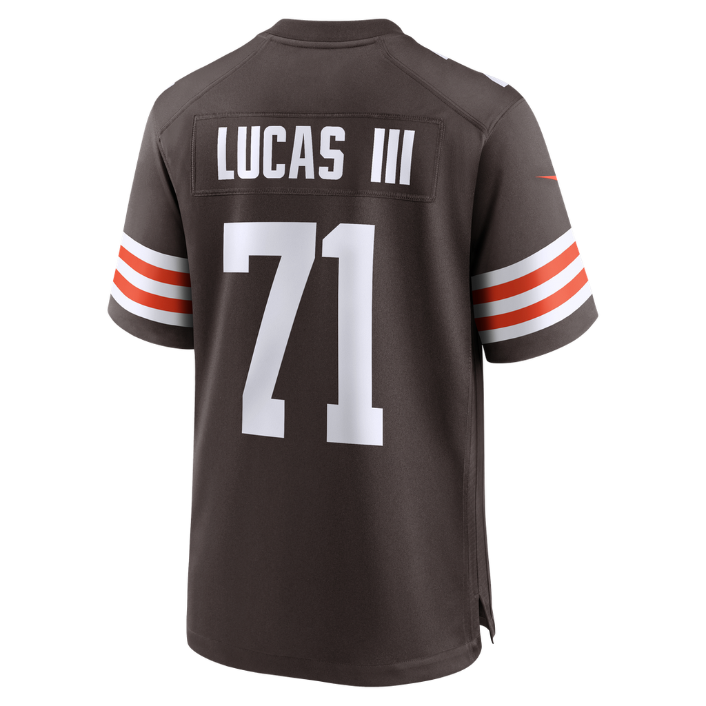 Cornelius Lucas Cleveland Browns Team Game Jersey - Brown