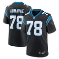 Popo Aumavae Carolina Panthers Team Game Jersey - Black