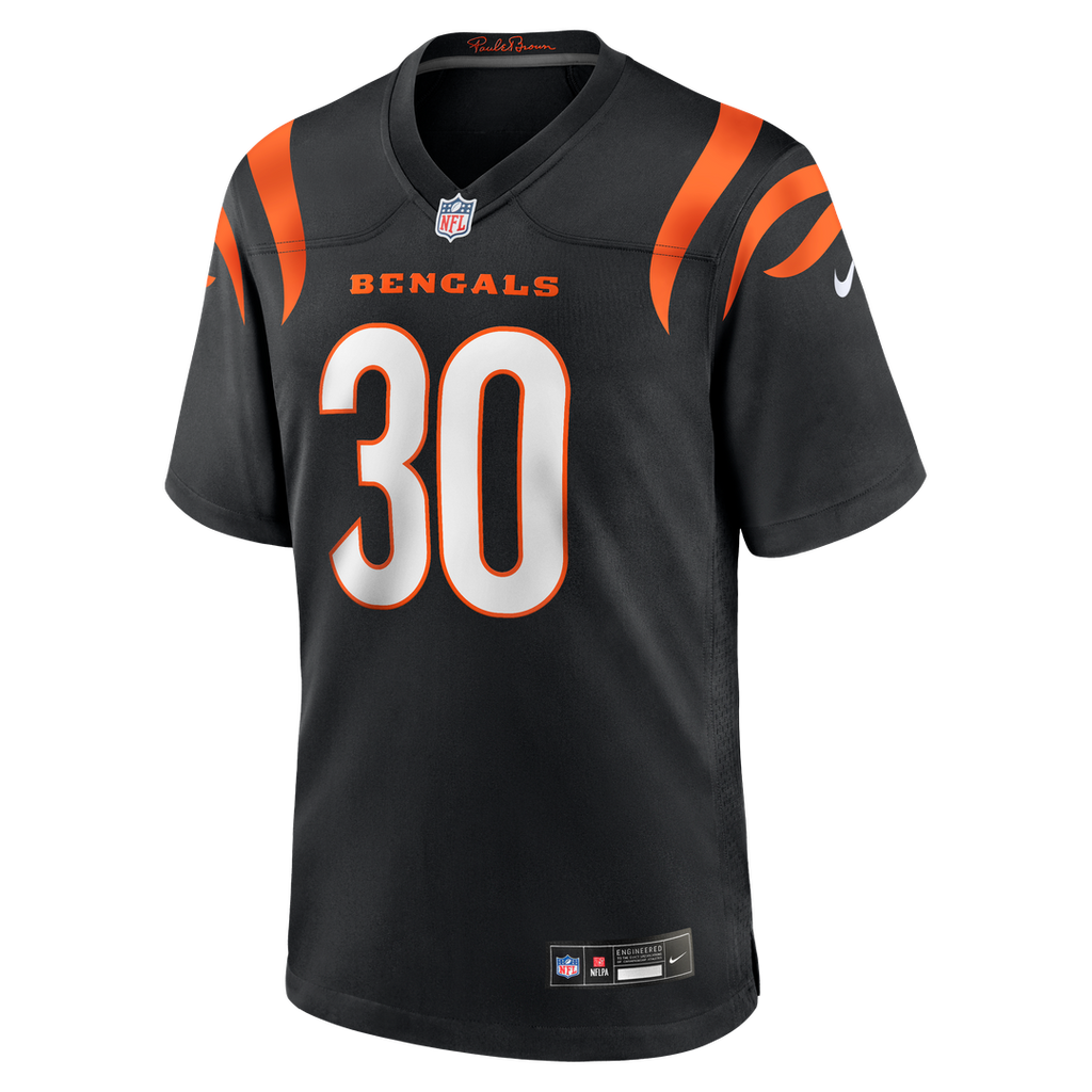 Chase Brown Cincinnati Bengals Team Game Jersey - Black