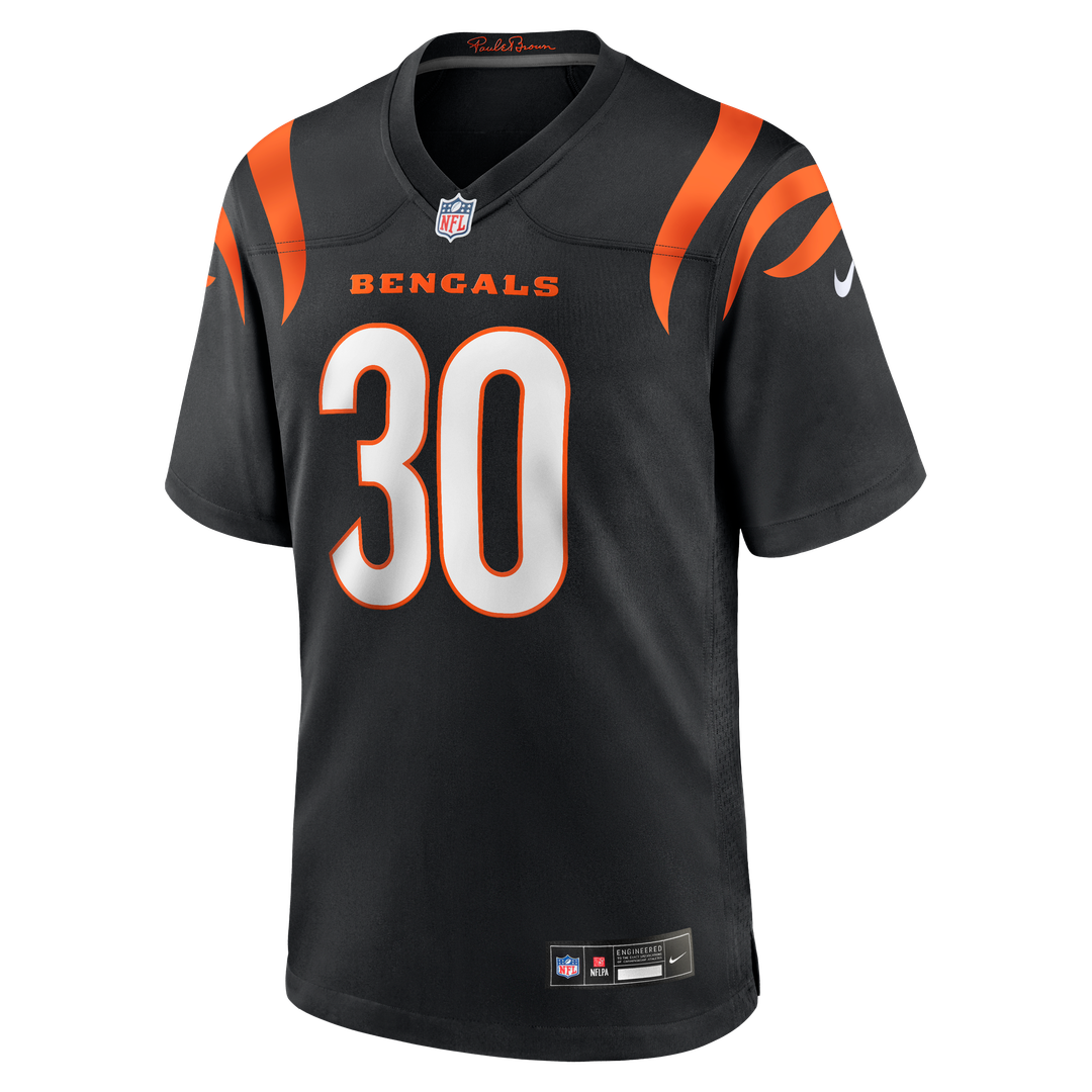 Chase Brown Cincinnati Bengals Team Game Jersey - Black