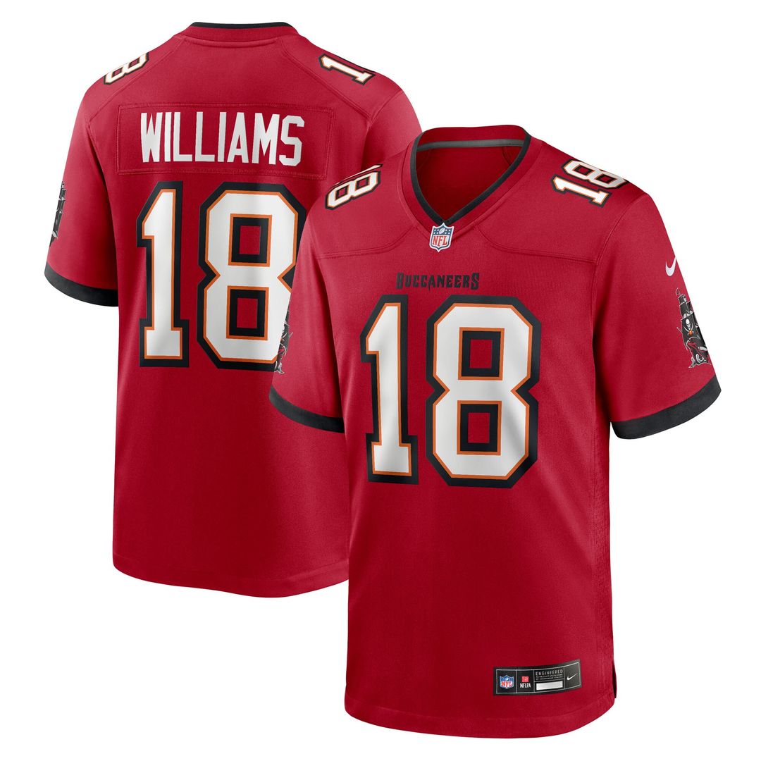 Josh Williams Tampa Bay Buccaneers Team Game Jersey - Red