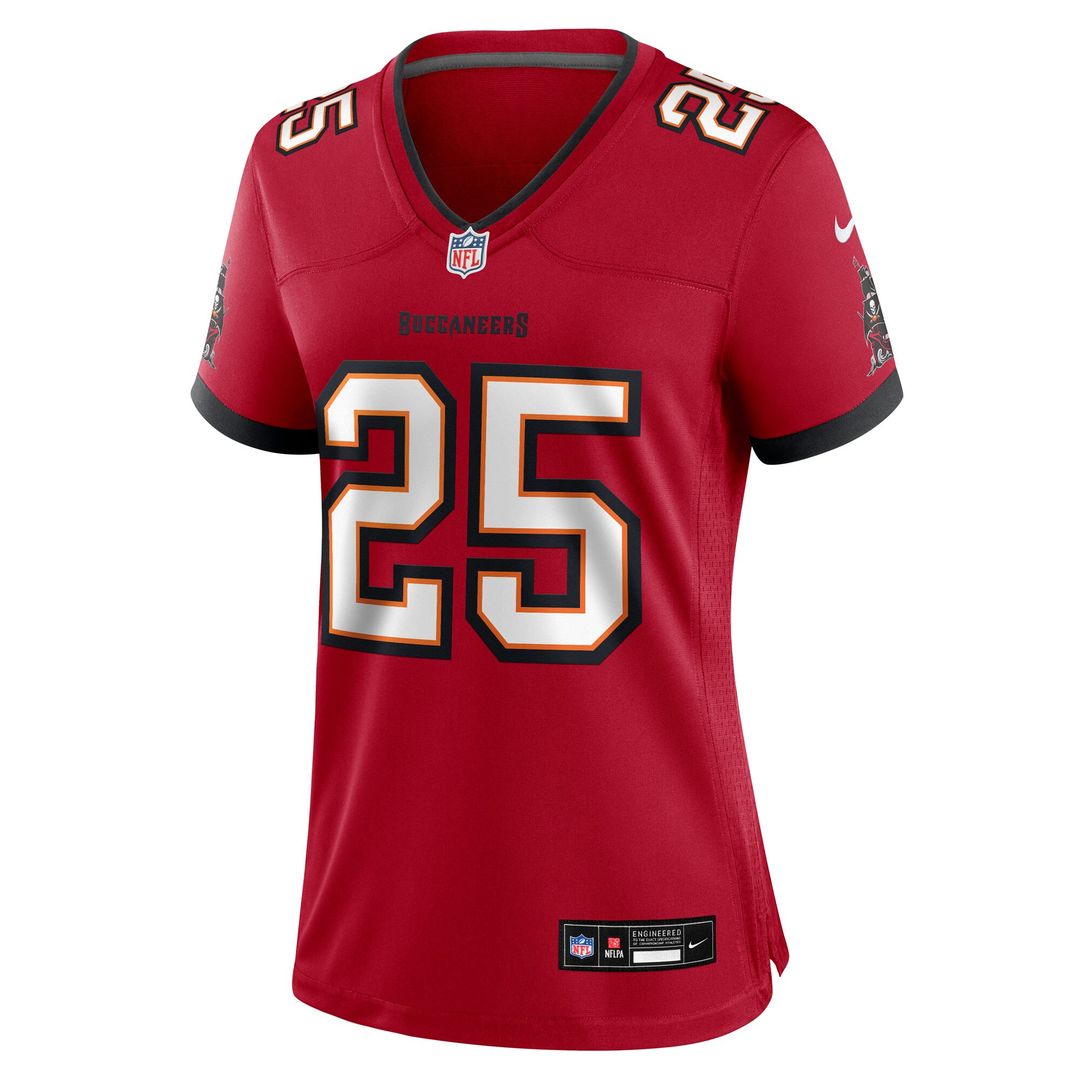 Jacob Parrish Tampa Bay Buccaneers Women's Team Game Jersey - Red