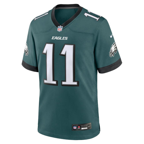 A.J. Brown Philadelphia Eagles Team Game Jersey - Midnight Green
