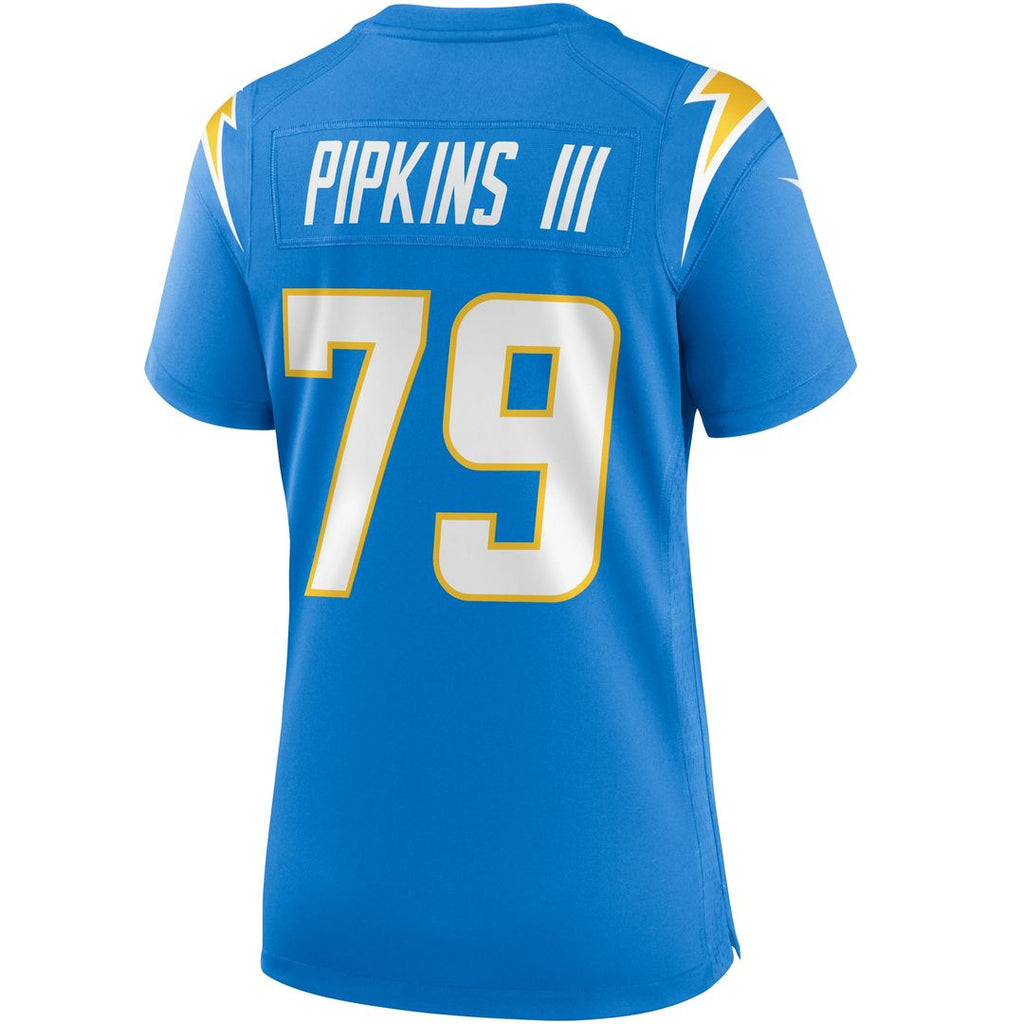 Trey Pipkins III Los Angeles Chargers Women's Game Jersey - Powder Blue