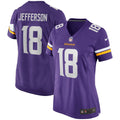 Justin Jefferson Minnesota Vikings Women's Game Jersey - Purple