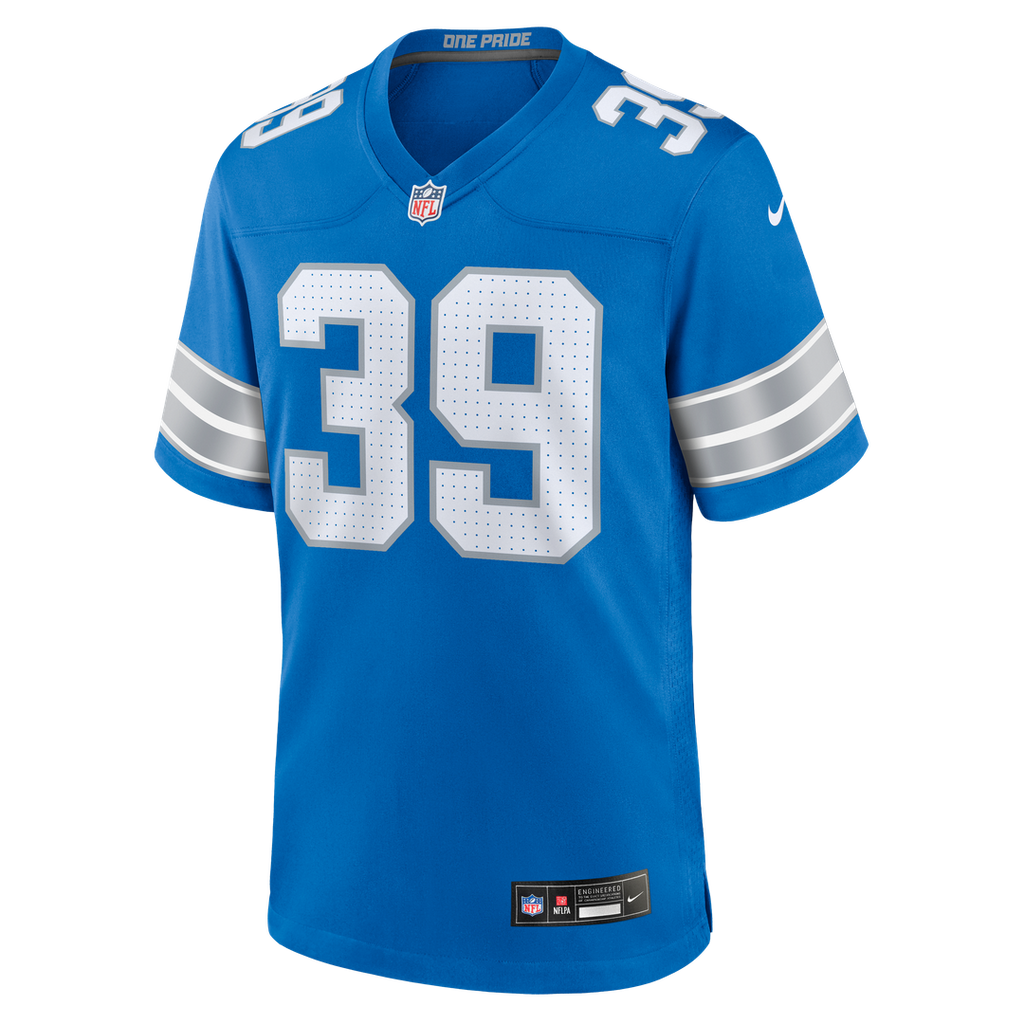 Jake Bates Detroit Lions Team Game Jersey - Blue