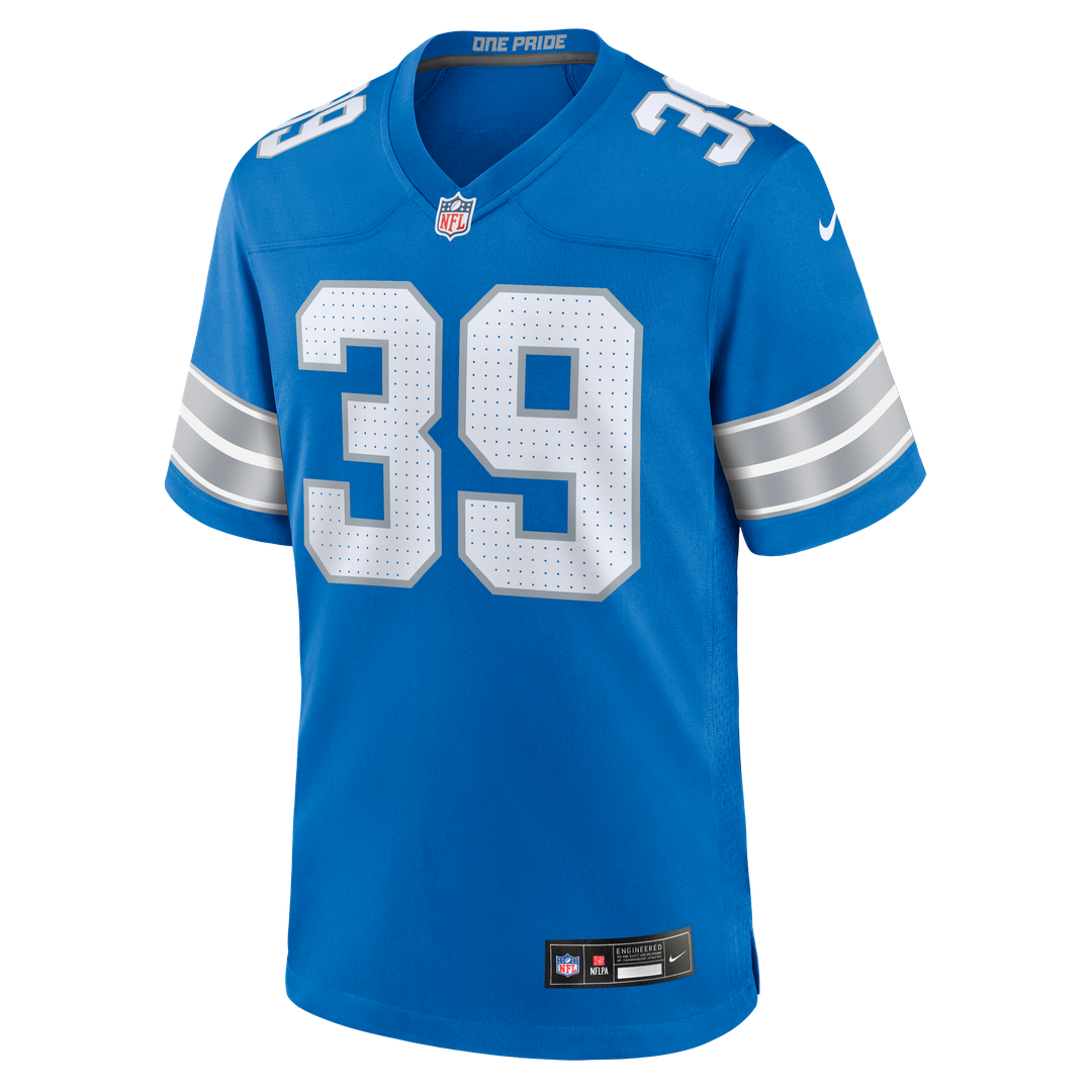 Jake Bates Detroit Lions Team Game Jersey - Blue