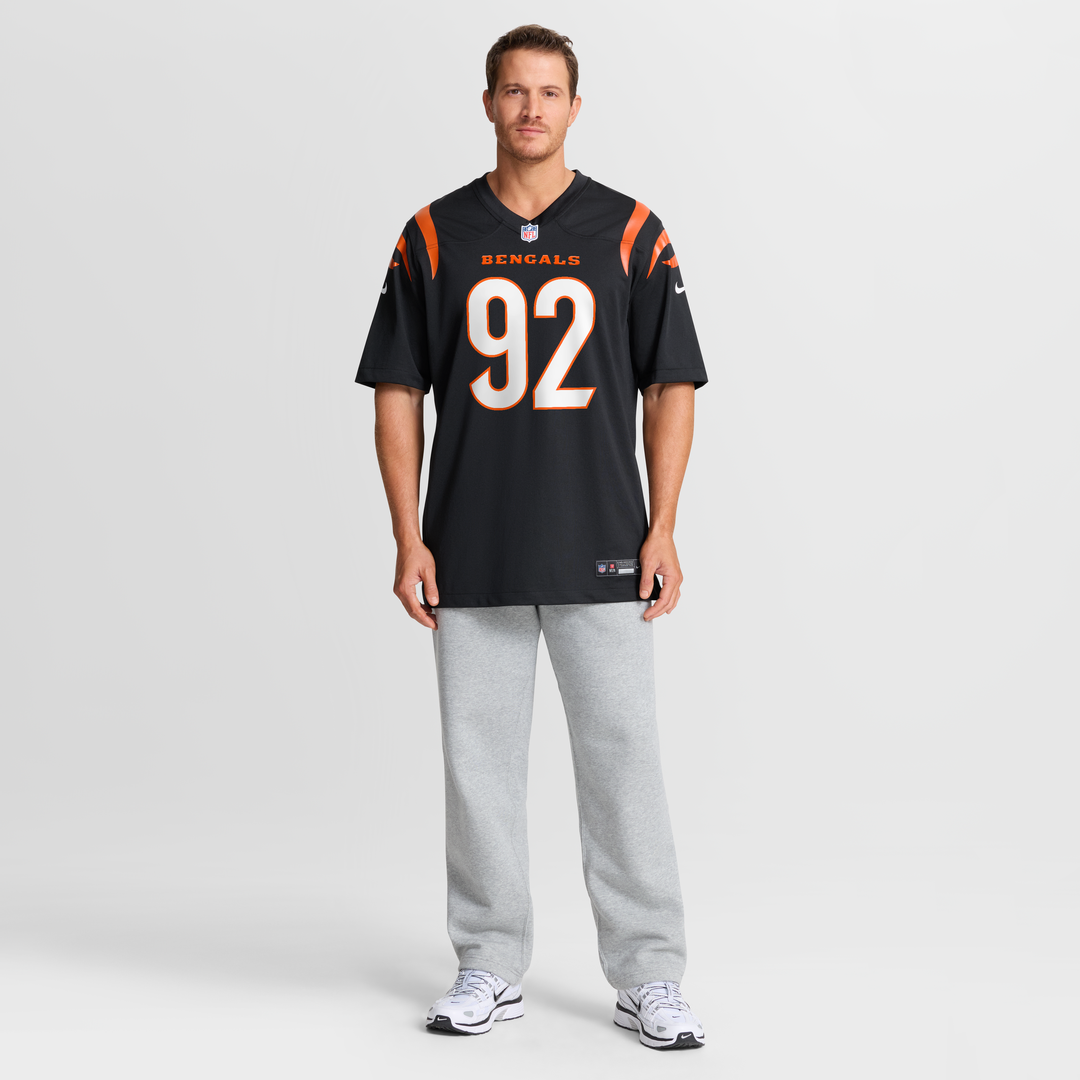 B.J. Hill Cincinnati Bengals Game Jersey - Black