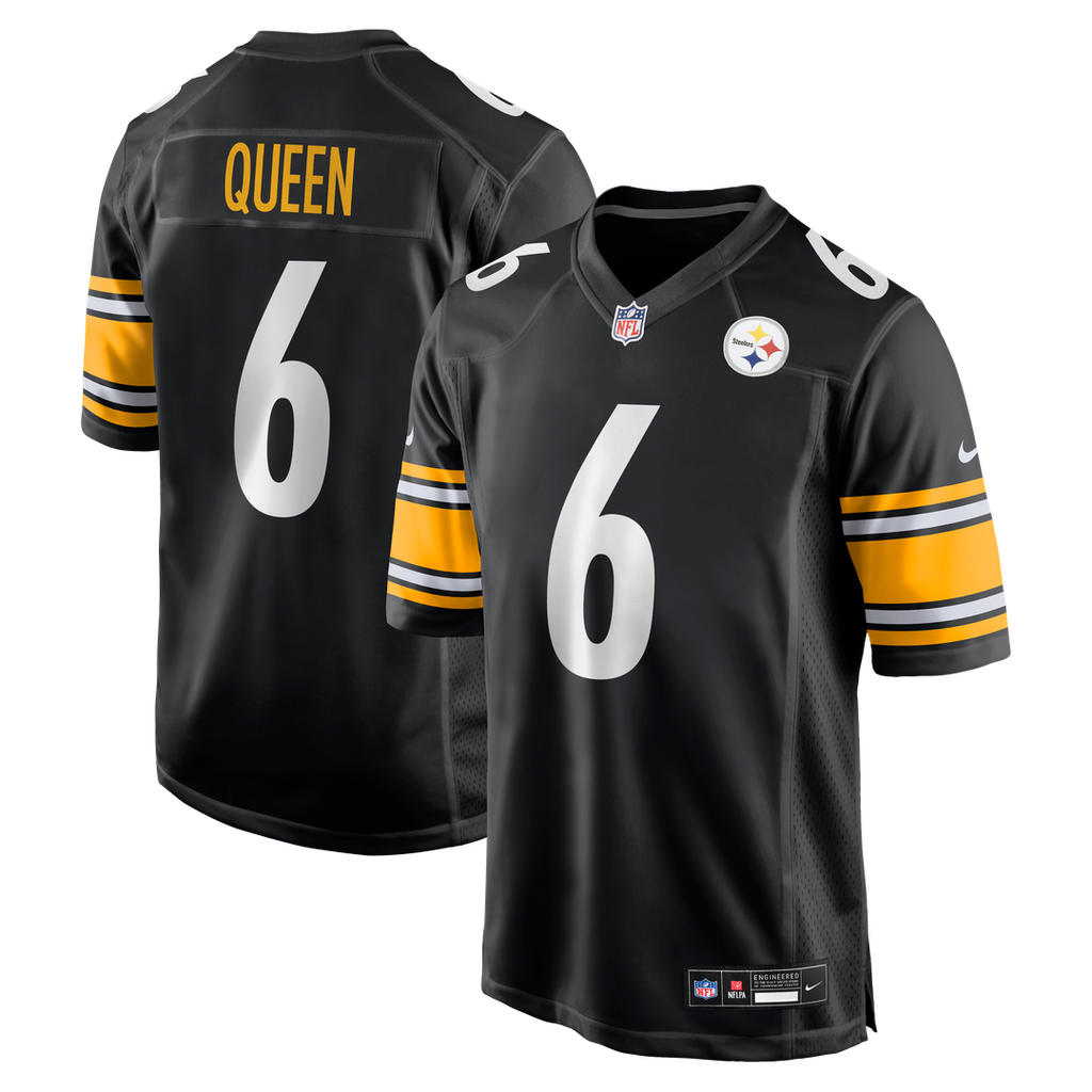 Patrick Queen Pittsburgh Steelers Game Player Jersey - Black