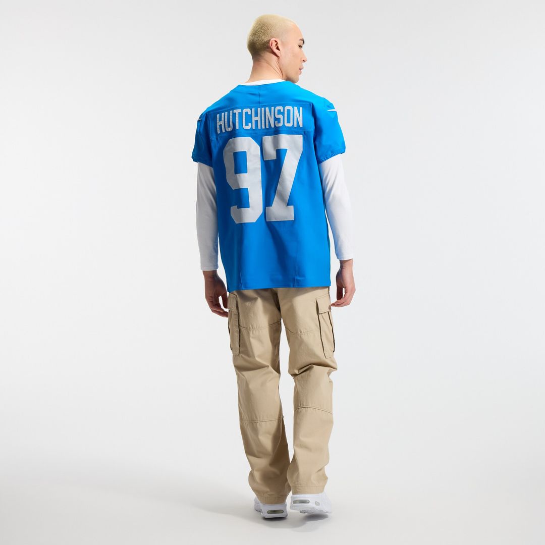 Aidan Hutchinson Detroit Lions Alternate Vapor F.U.S.E. Elite Jersey - Blue