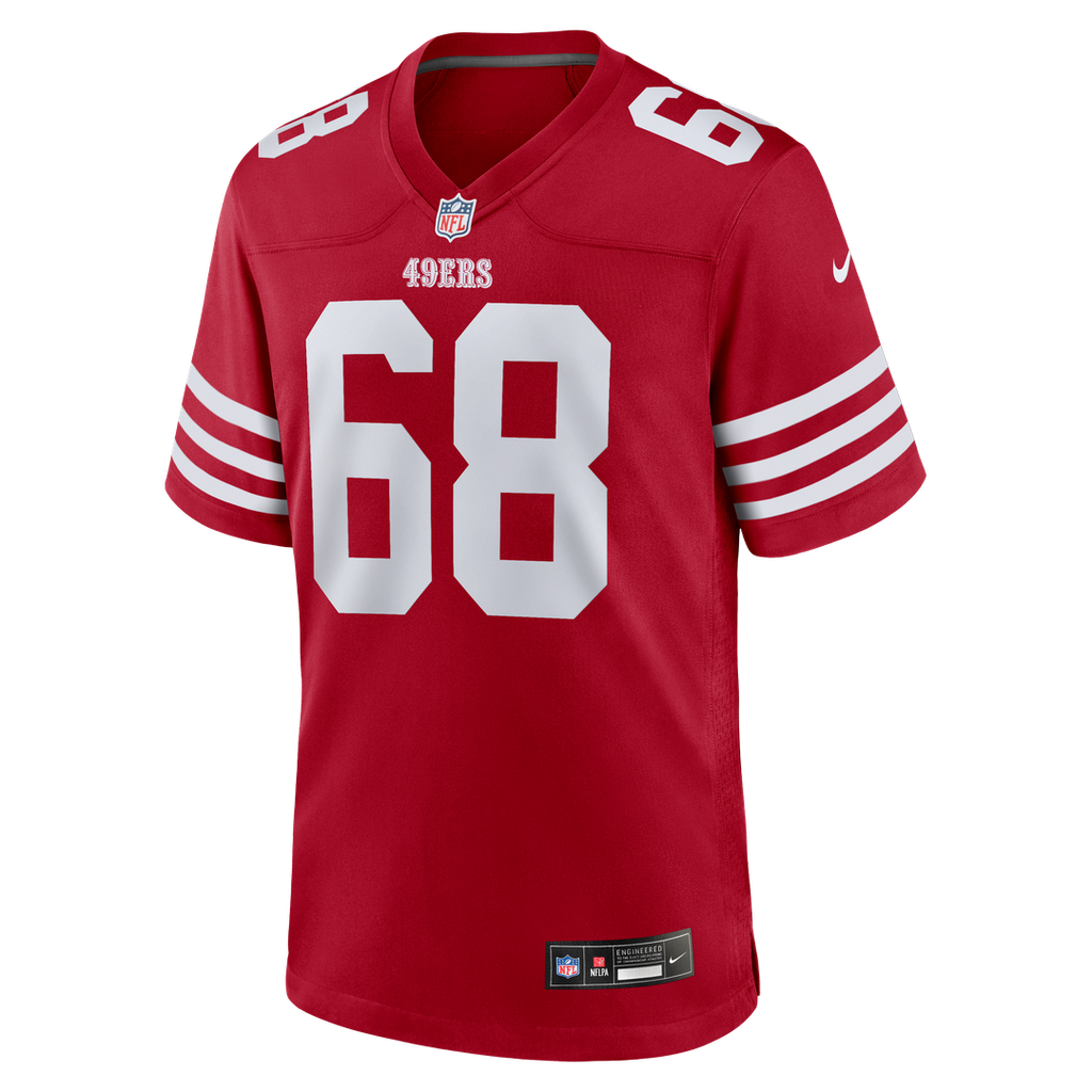 Colton McKivitz San Francisco 49ers Game Jersey - Scarlet