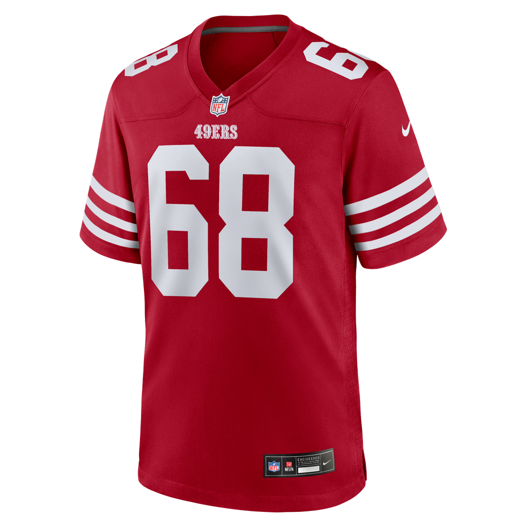 Colton McKivitz San Francisco 49ers Game Jersey - Scarlet