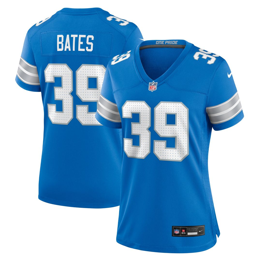 Jake Bates Detroit Lions Women's Team Game Jersey - Blue