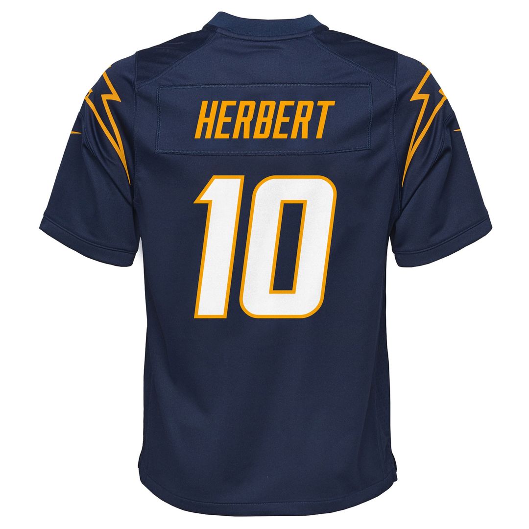 Justin Herbert Los Angeles Chargers Youth Game Jersey - Navy