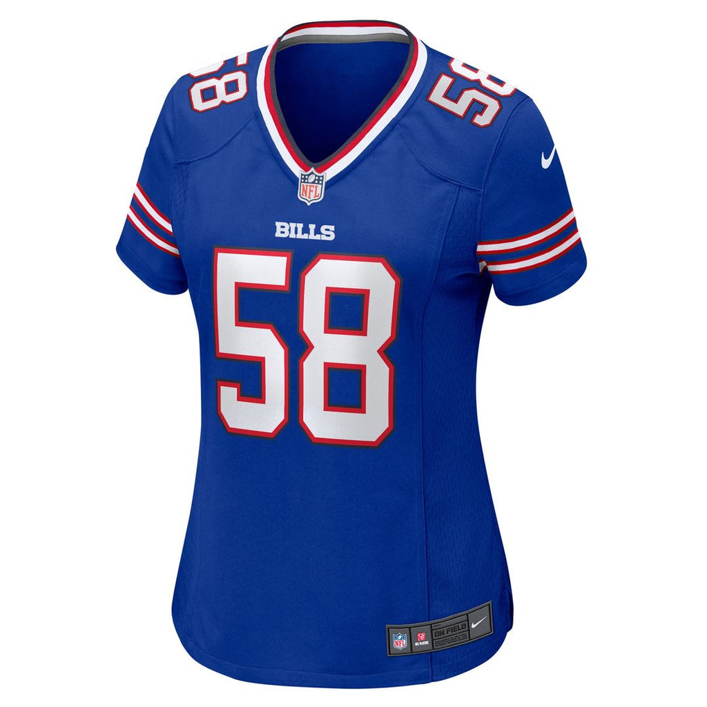Matt Milano Buffalo Bills Women's Game Jersey - Royal