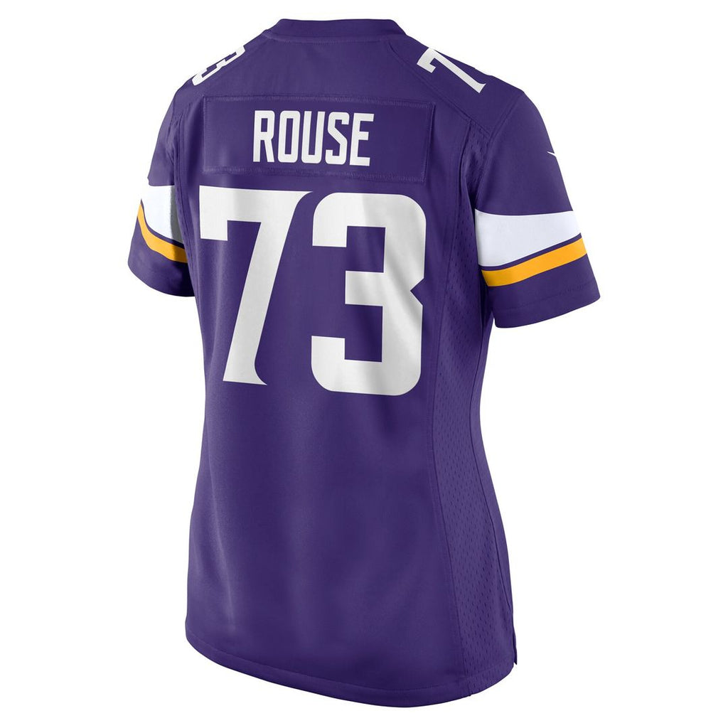 Walter Rouse Minnesota Vikings Women's Team Game Jersey - Purple