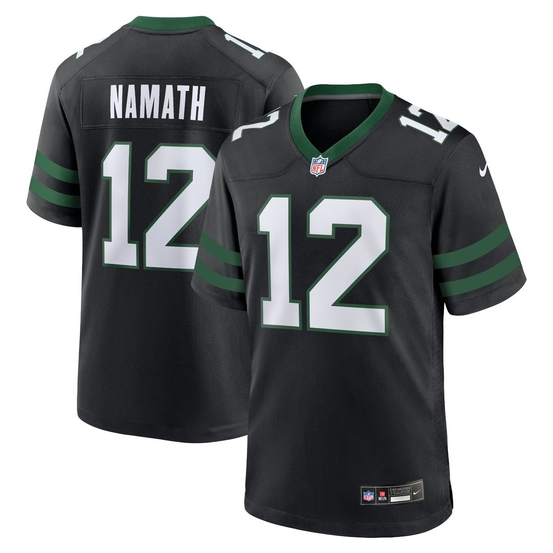 Joe Namath New York Jets Classic Alternate Retired Player Game Jersey - White