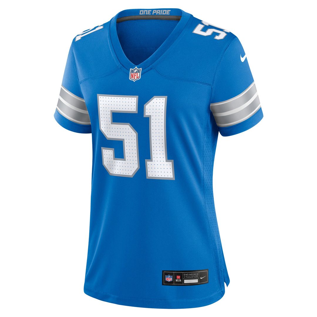Ben Niemann Detroit Lions Women's Team Game Jersey - Blue
