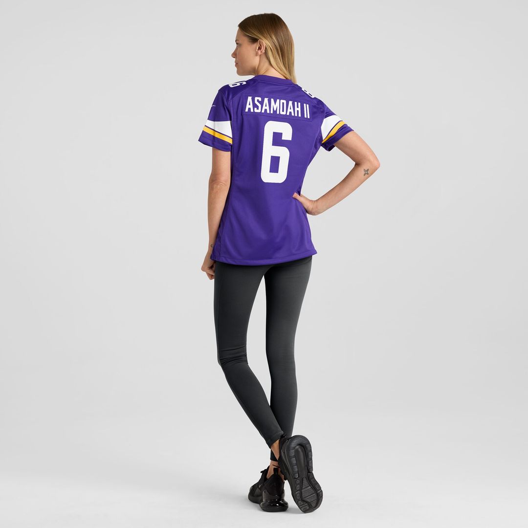 Brian Asamoah II Minnesota Vikings Women's Game Jersey - Purple