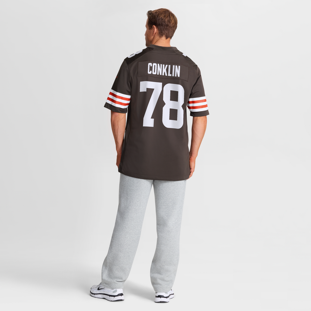 Jack Conklin Cleveland Browns Team Game Jersey - Brown