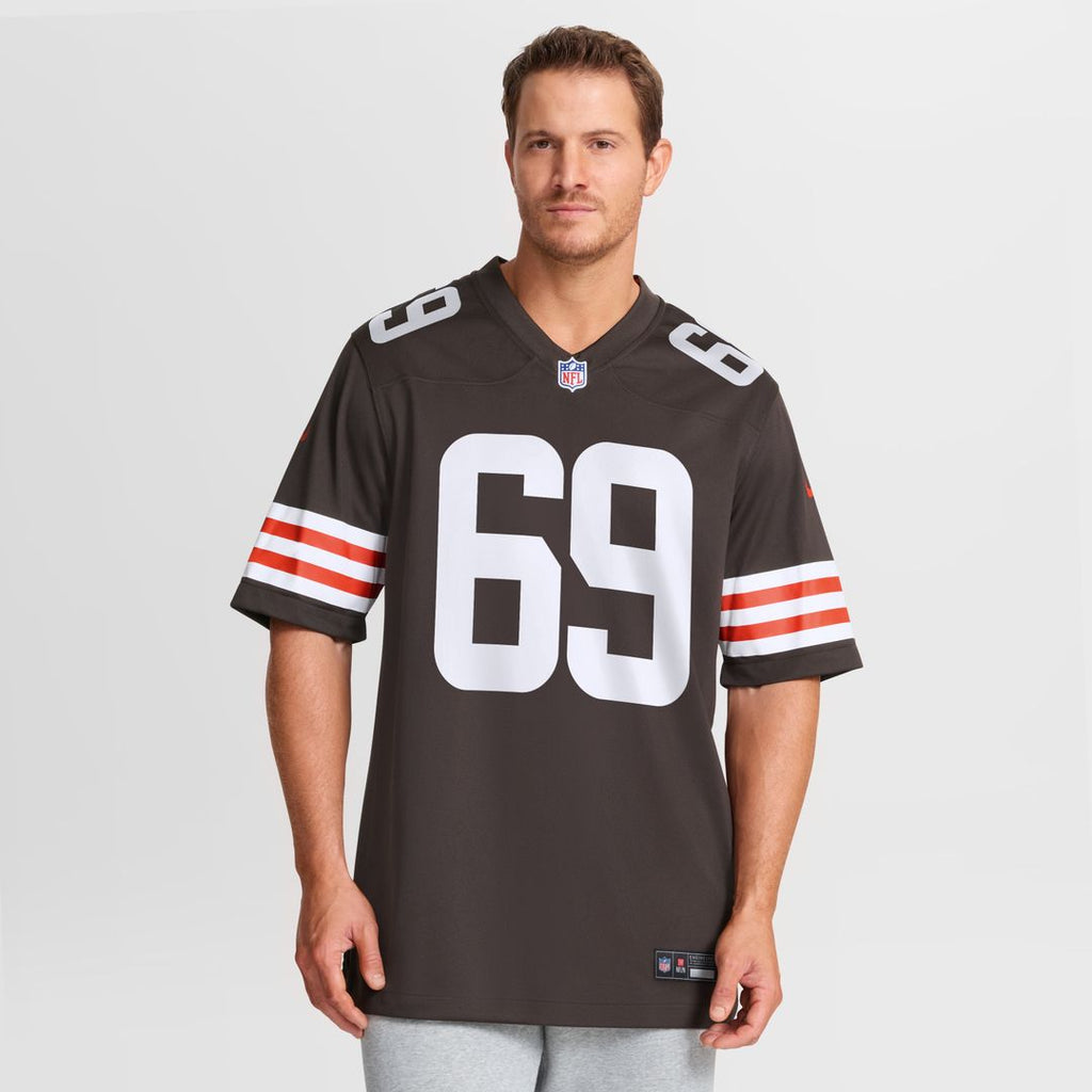 Tyre Phillips Cleveland Browns Team Game Jersey - Brown