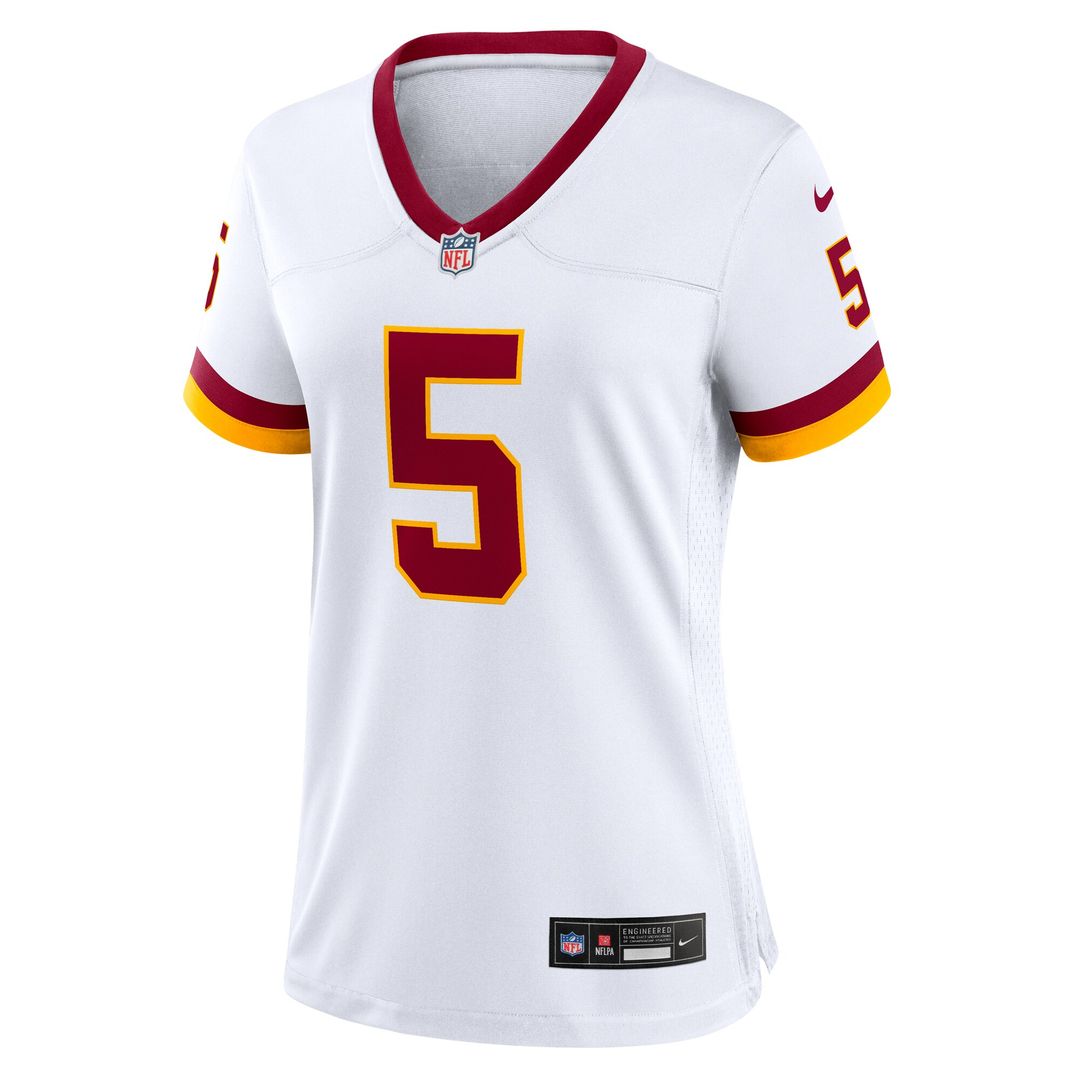 Jayden Daniels Washington Commanders Women's Game Super Bowl Era Jersey - White