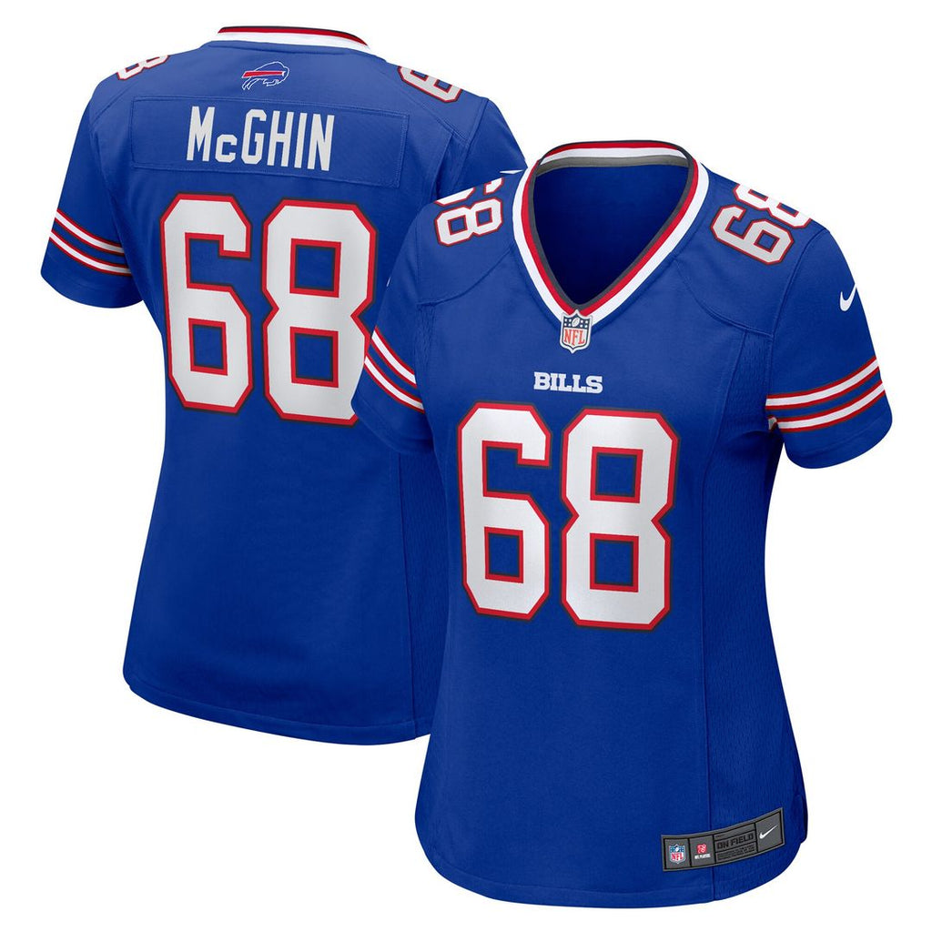 Garrett McGhin Buffalo Bills Women's Team Game Jersey - Royal