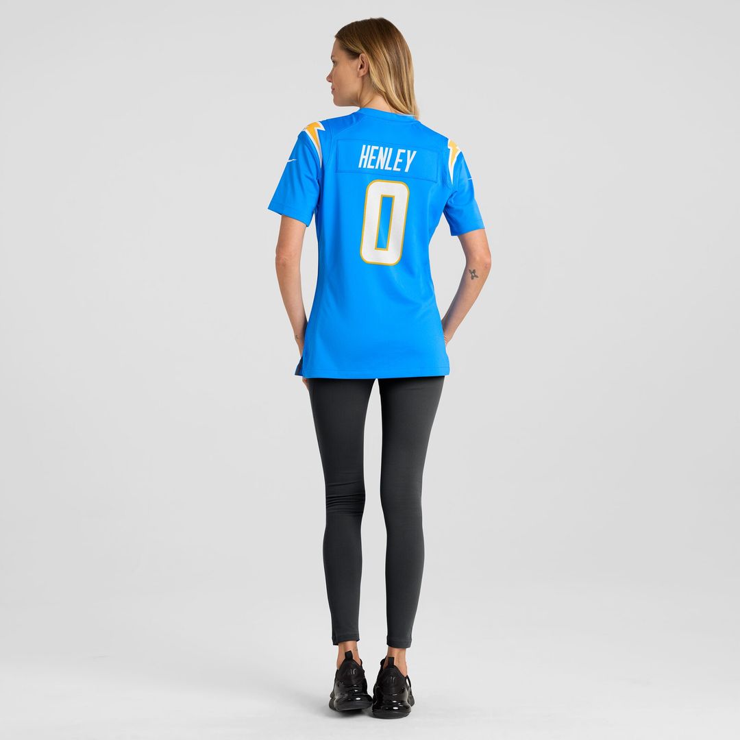 Daiyan Henley Los Angeles Chargers Women's Team Game Jersey - Powder Blue