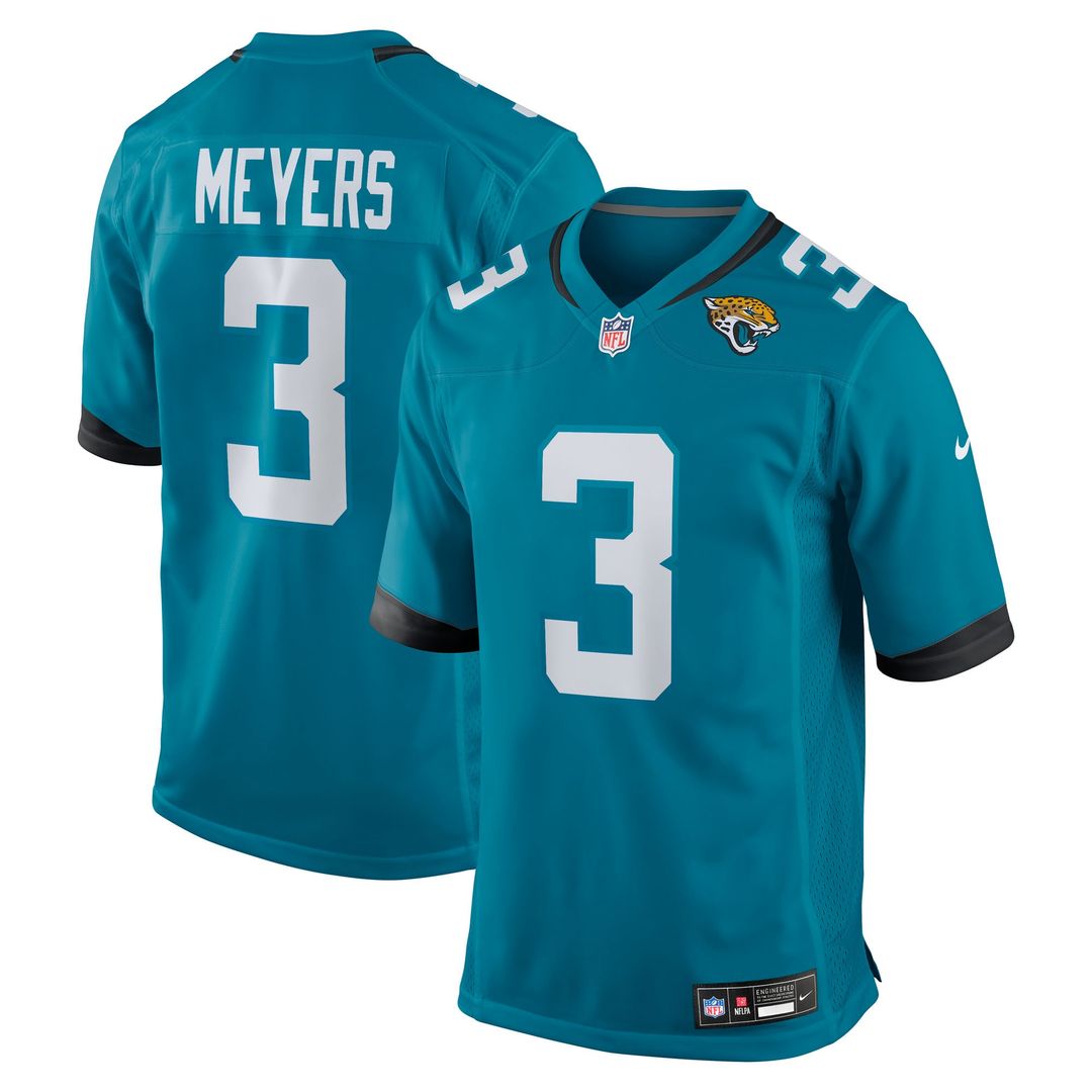 Jakobi Meyers Jacksonville Jaguars Alternate Game Jersey - Black
