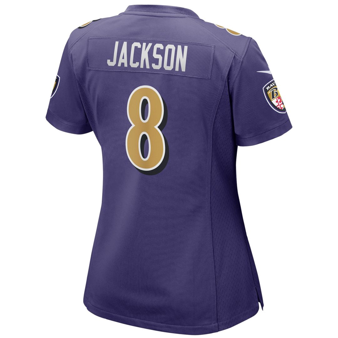 Lamar Jackson Baltimore Ravens Women's Alternate Game Player Jersey - Purple