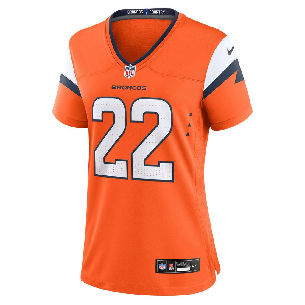 Brandon Jones Denver Broncos Women's Team Game Jersey - Orange