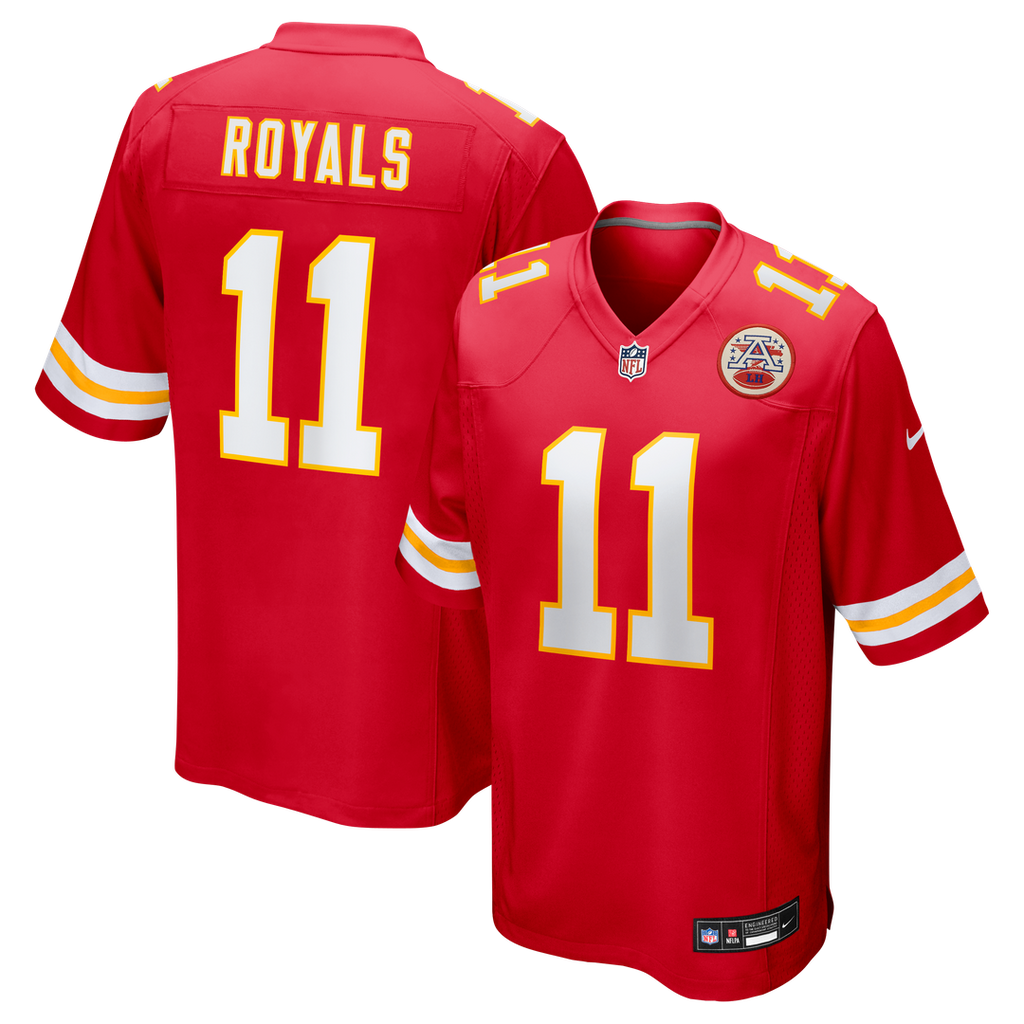 Jalen Royals Kansas City Chiefs Team Game Jersey - Red