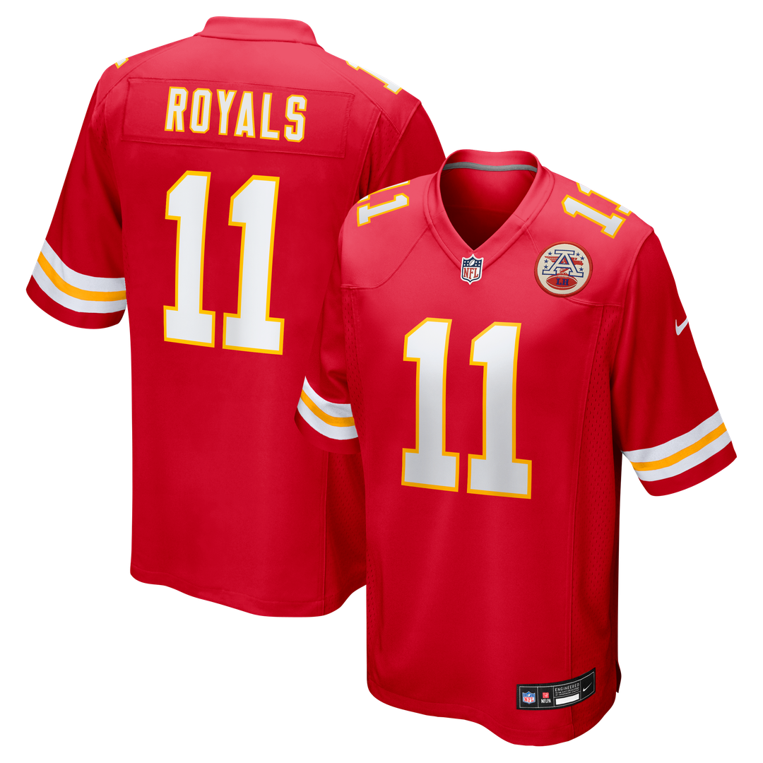 Jalen Royals Kansas City Chiefs Team Game Jersey - Red