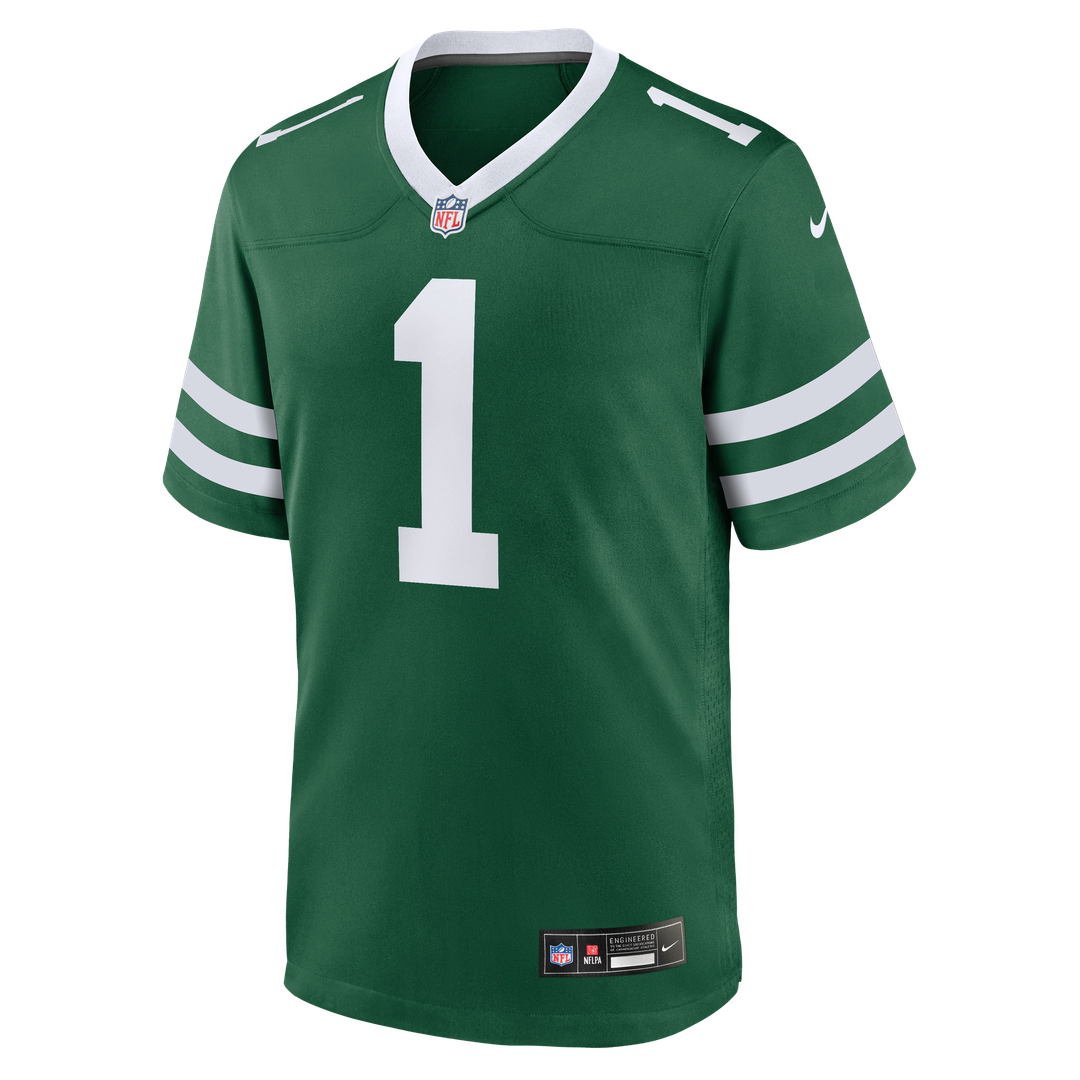 David Bailey New York Jets 2026 Draft First Round Pick No. 2 Team Game Jersey - Legacy Green