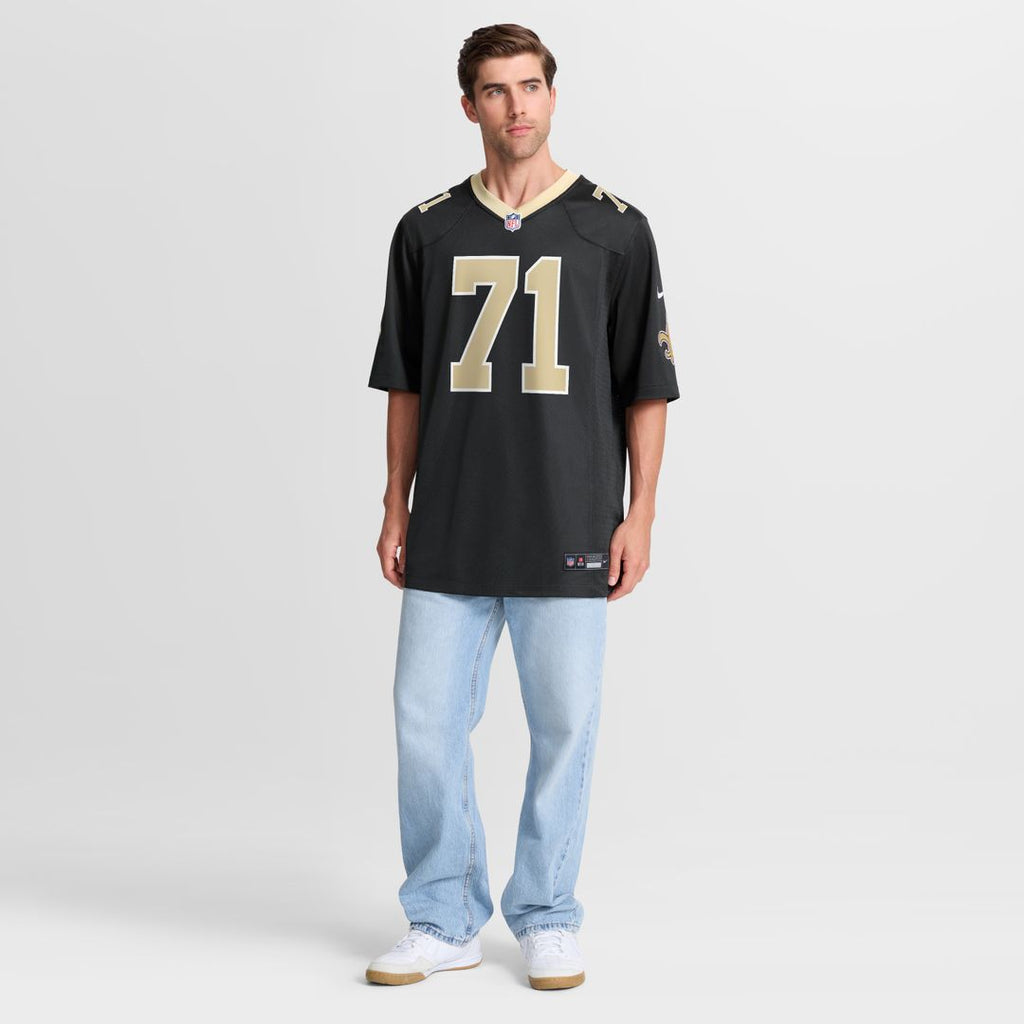 Kelvin Banks Jr. New Orleans Saints Game Player Jersey - Black