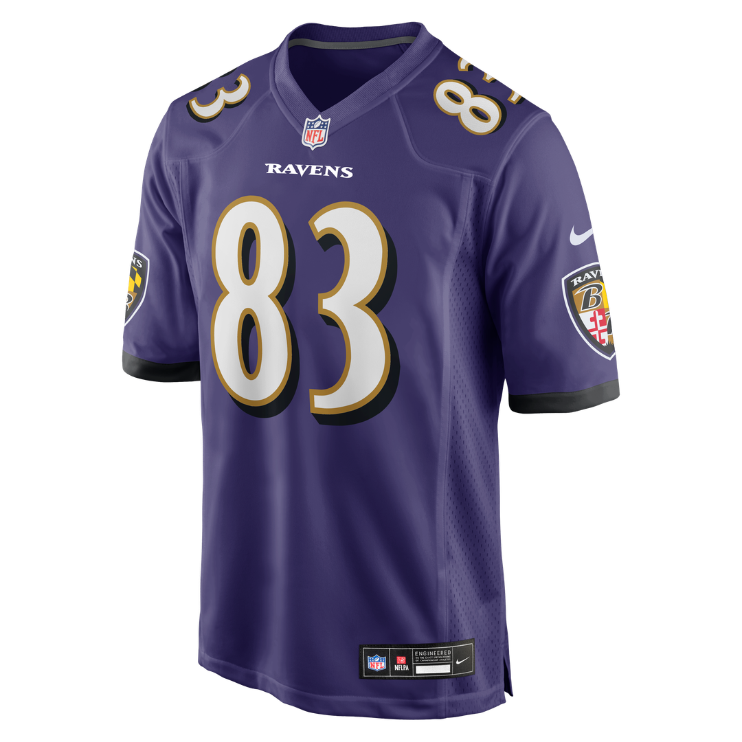 LaJohntay Wester Baltimore Ravens Team Game Jersey - Purple