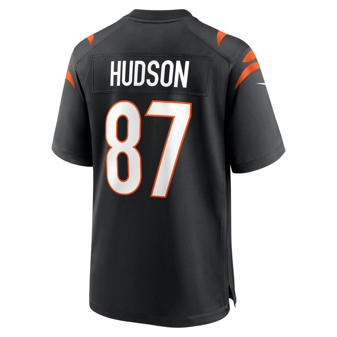 Tanner Hudson Cincinnati Bengals Home Game Player Jersey - Black
