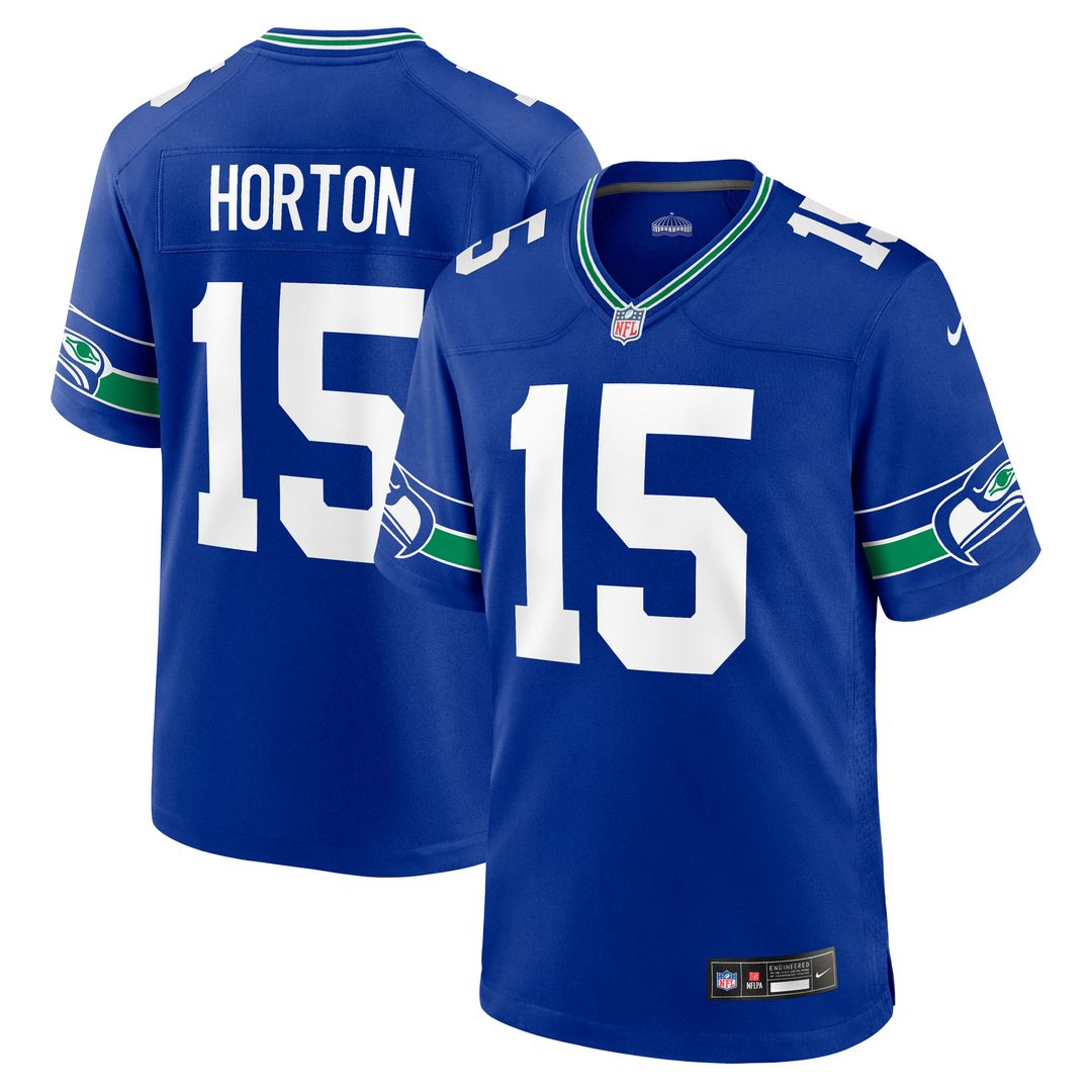 Tory Horton Seattle Seahawks Team Game Jersey - College Navy