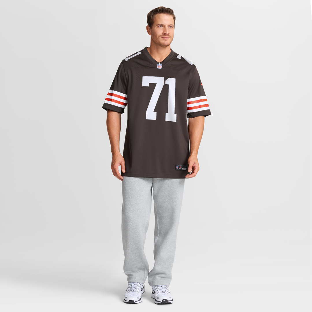Cornelius Lucas Cleveland Browns Team Game Jersey - Brown