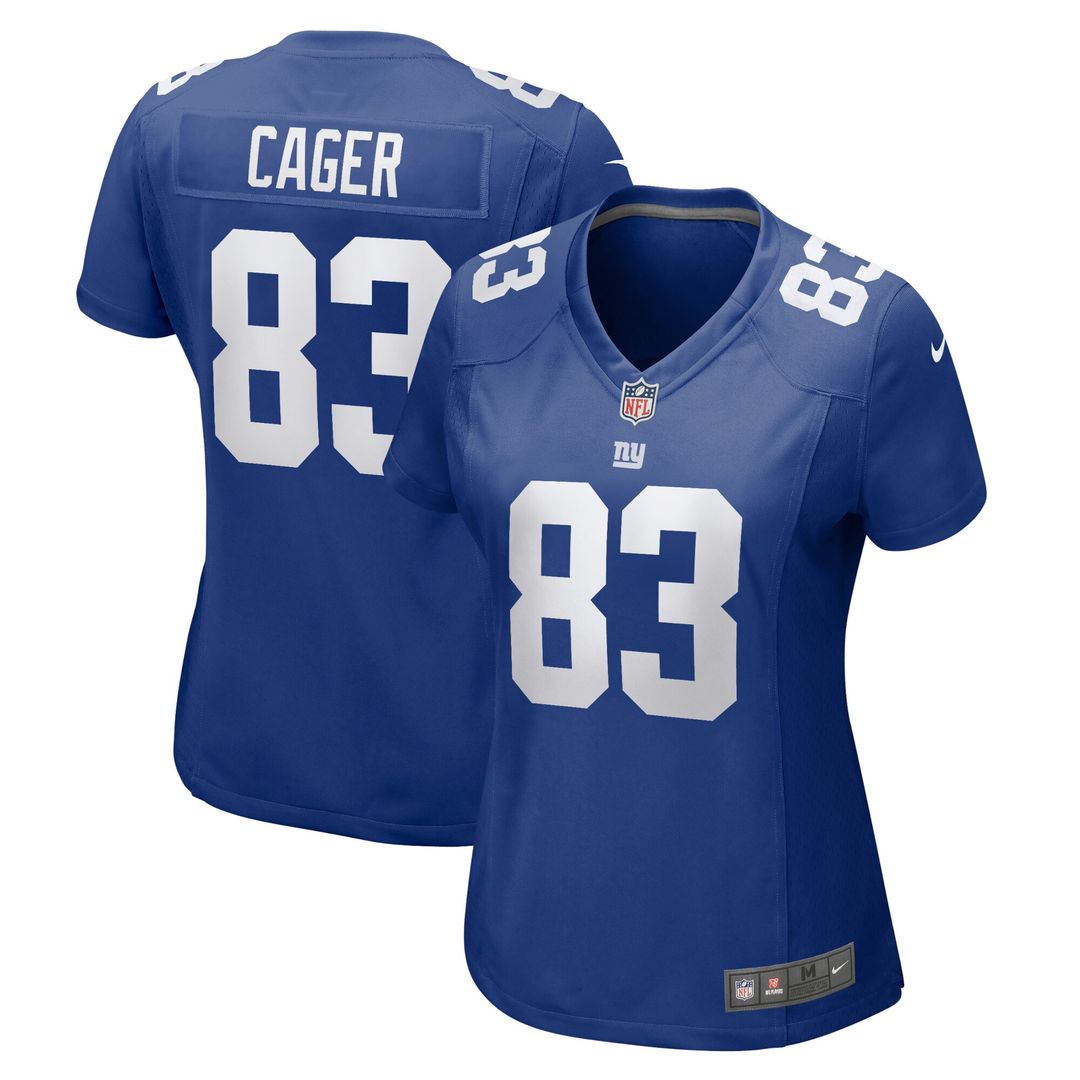 Lawrence Cager New York Giants Women's Home Game Player Jersey - Royal