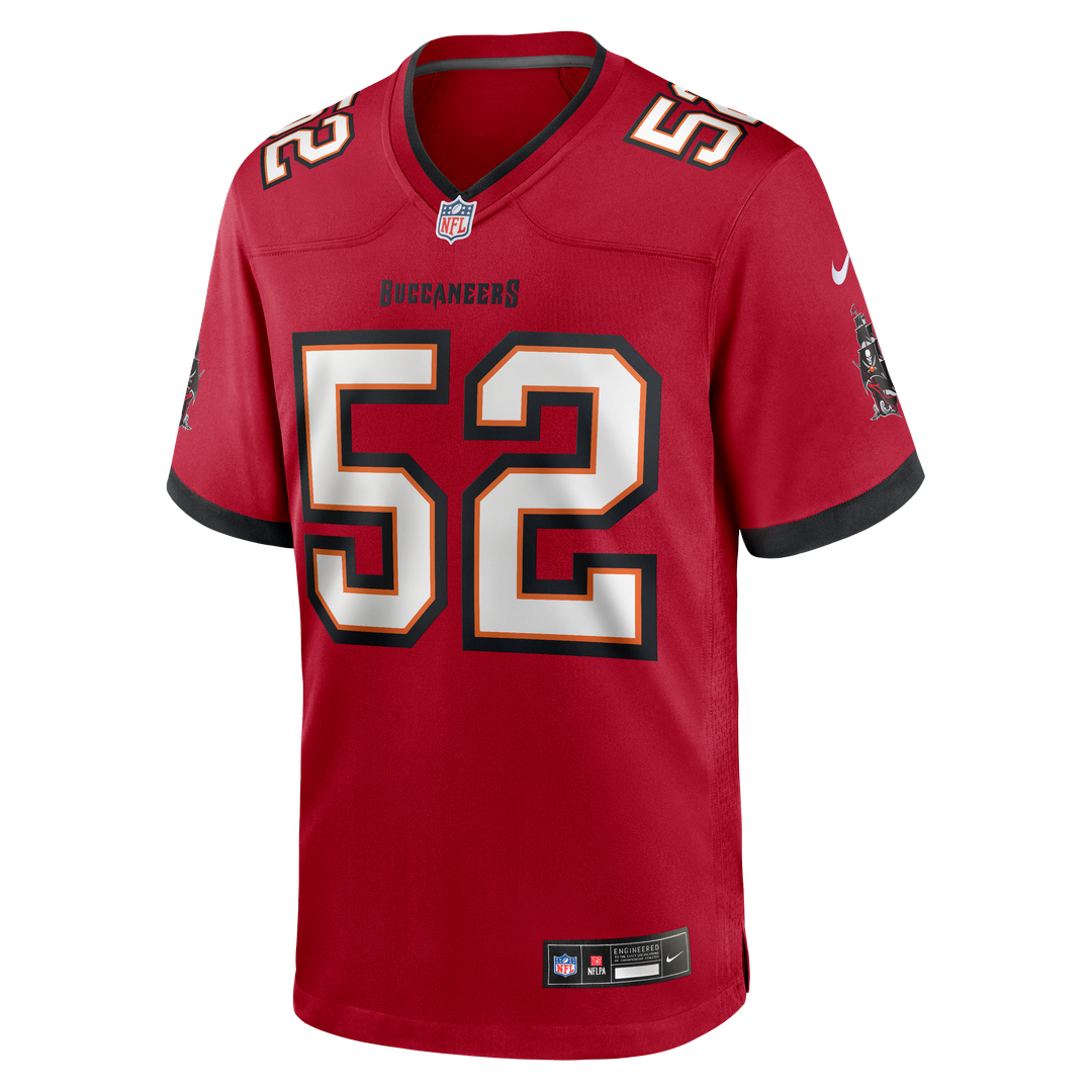 Christian Rozeboom Tampa Bay Buccaneers Team Game Jersey - Red