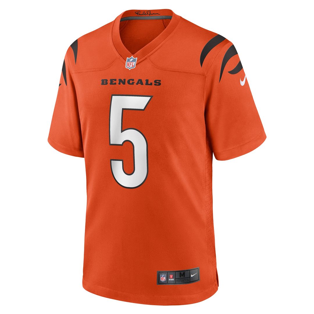 Tee Higgins Cincinnati Bengals Alternate Game Jersey - Orange